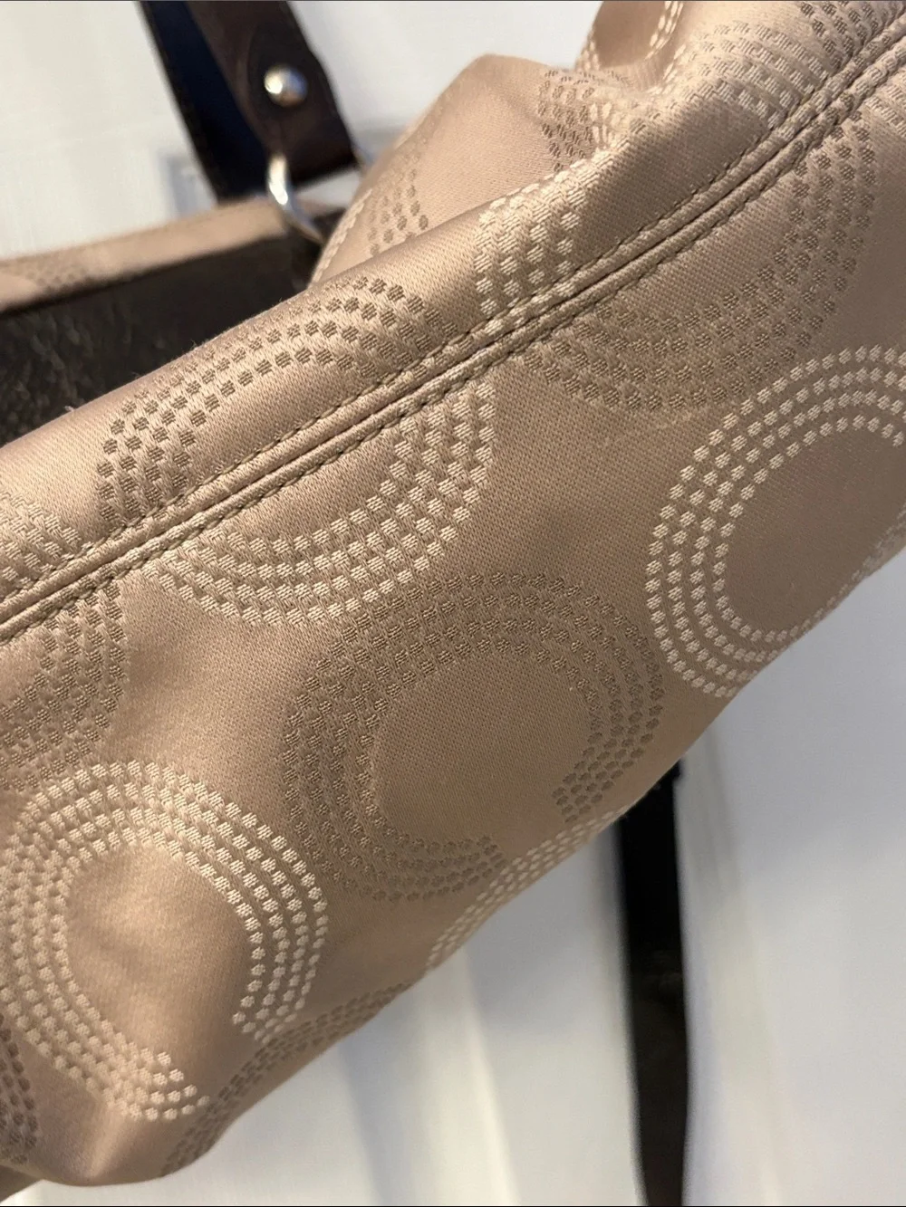 Coach shoulder tote